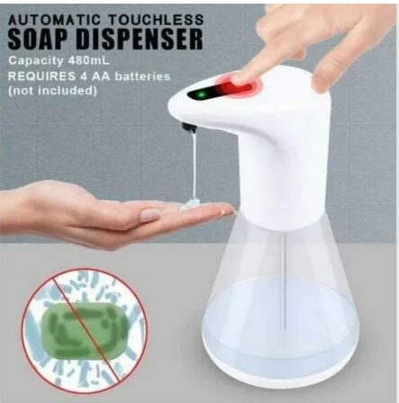 Plastic Automatic Soap Dispenser, for Hotel, Capacity : 1L