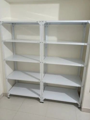 Iron Slotted Display Rack, Size : Standard, Color : Grey