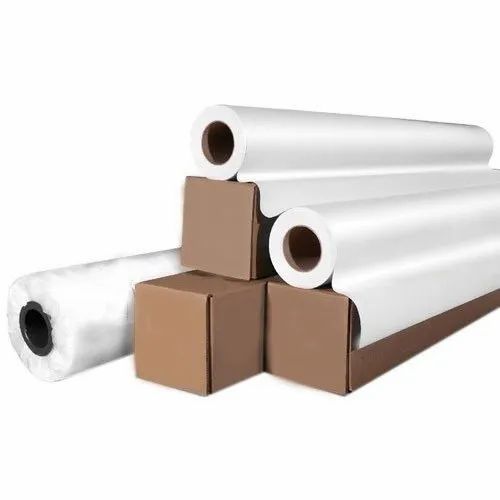 White Self Adhesive Pvc Printable Vinyl Film Roll, for Sticker, Signage, Size : 40 42 50 52 54 60 Inch