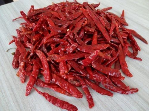 Dry Red Chilli with stem, for Cosmetics, Food Medicine, Spices, Cooking, Packaging Type : Paper Box