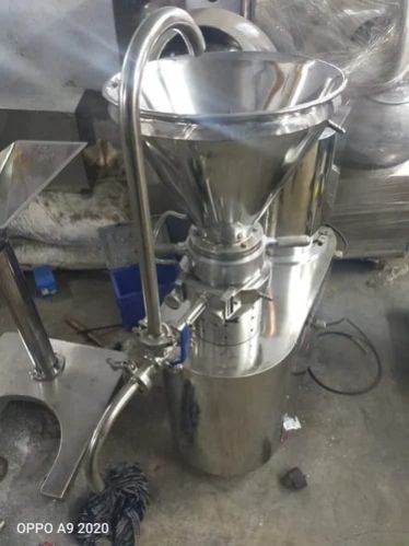 Stainless Steel 500 Liter Colloid Mill, Power : 3 Phase