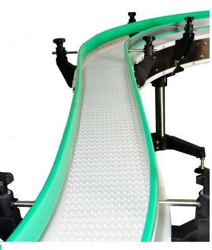 Rubber Modular Belt Curve Conveyor
