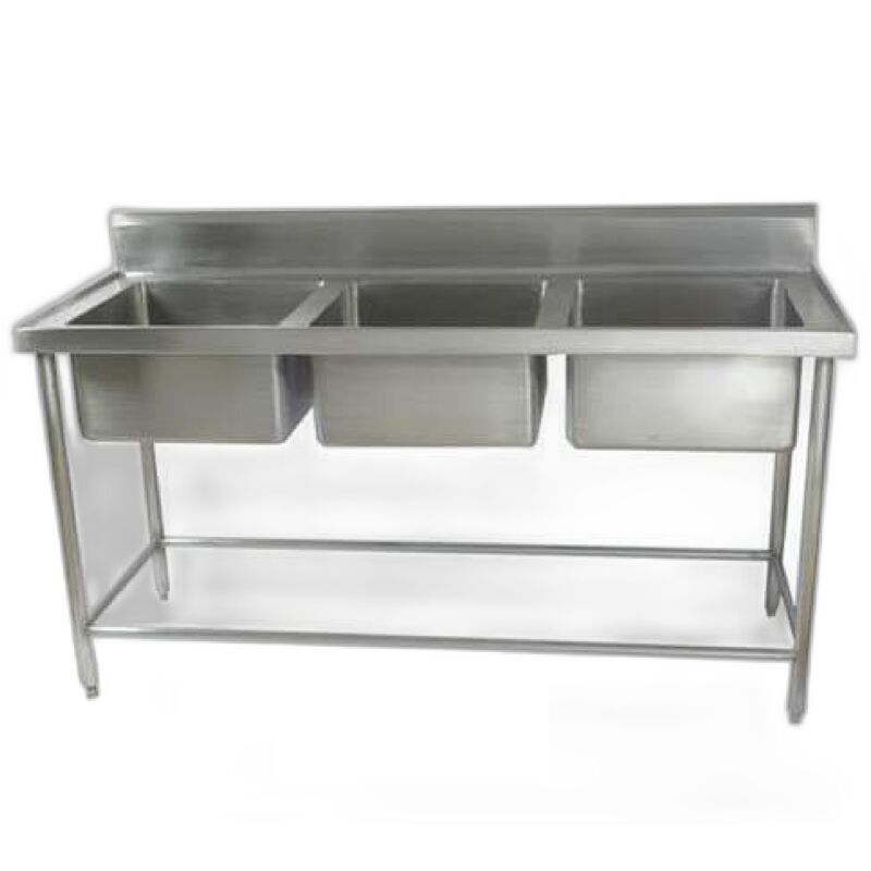 Rectangular Polished Commercial Stainless Steel Sink, For Hotel, Restaurant, Size : Multisize