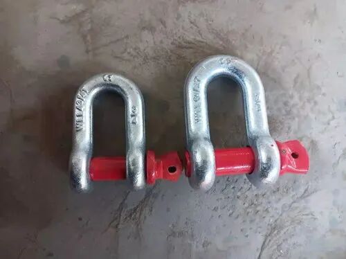 Alloy Steel D Shackle, Size : 6mm-100mm