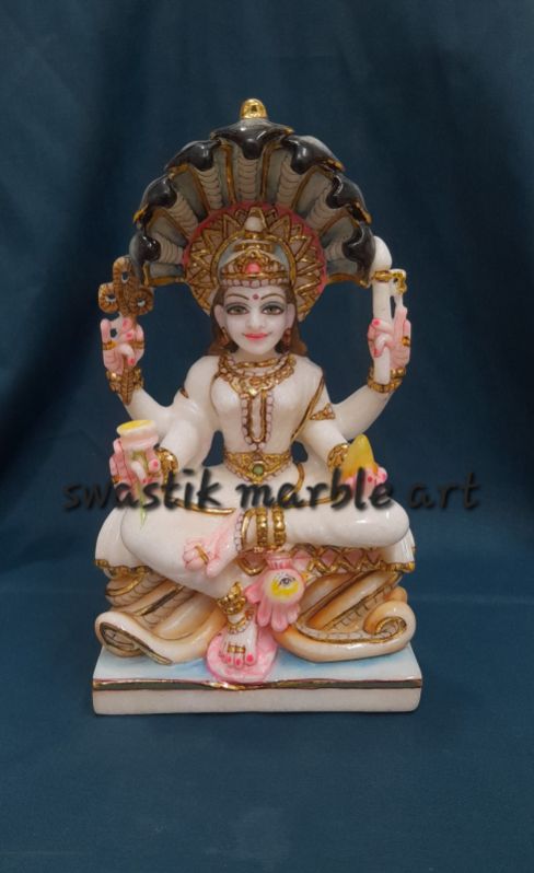 Polished Stone jain statue, for Home, Size in Feet : 9 inch