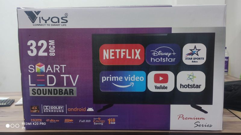 VIYAS smart led tv, Size : 32