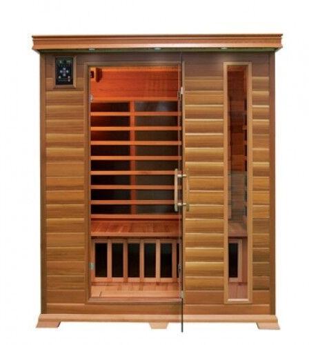 Rectangular Sauna Bath Cabin, Color : Brown