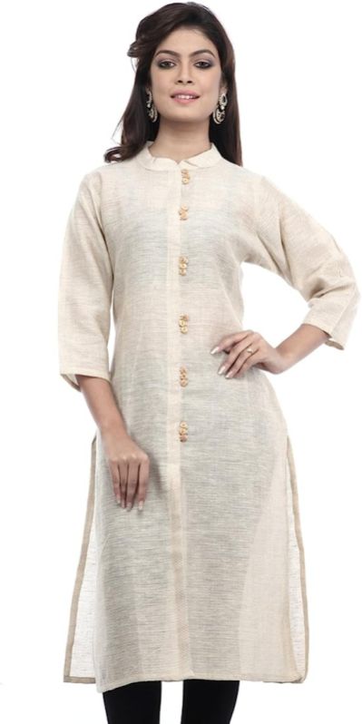 Cotton Jute  Kurti