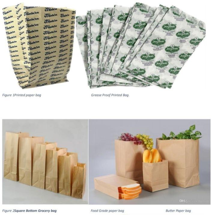 Customized Plain Paper food packaging bags, Packaging Type : 3 ply box