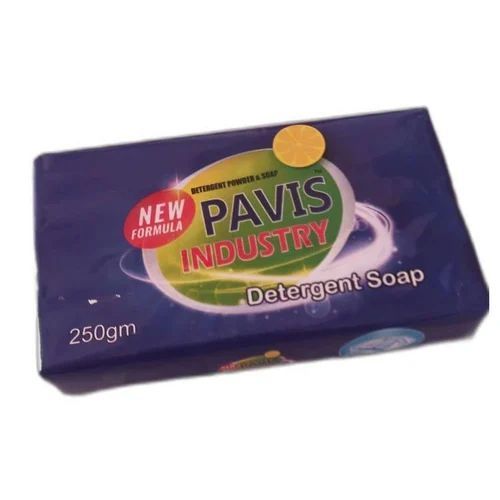 Blue Pavis 250 Gm Detergent Soap, for Cloth Washing, Form : Bar