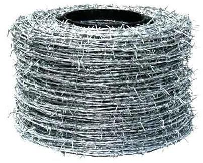 Stainless Steel Barbed Wire, for Cages, Construction, Fence Mesh, Filter, Length : 10-20mtr