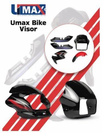 Umax Plain Plastic Two Wheeler Headlight Visors, Feature : Optimum Quality, Heat Resistant