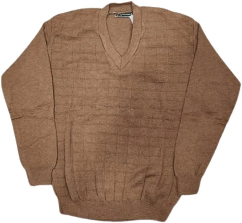 Woolen Mens Brown Sweater, Size : Medium