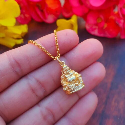 Golden Buddha Gold Plated Pendant, Packaging Type : Pack With Bubble Wrap