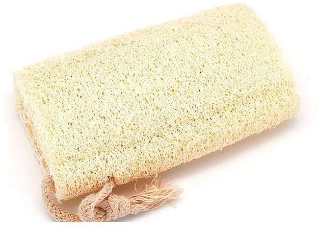 Creamy Rectangle Eco Friendly Loofah, for Car Cleaning, Kitchen Cleaning, Size : Standard