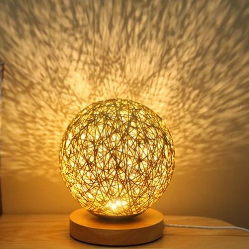 LED Decorative Table Lamp, Color : Silver,  White Shade
