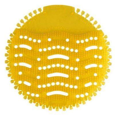 Round Plastic Urinal Screen, Color : Yellow