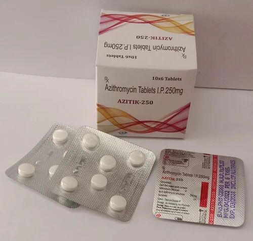 Azithromycin tablet, Packaging Type : Blister