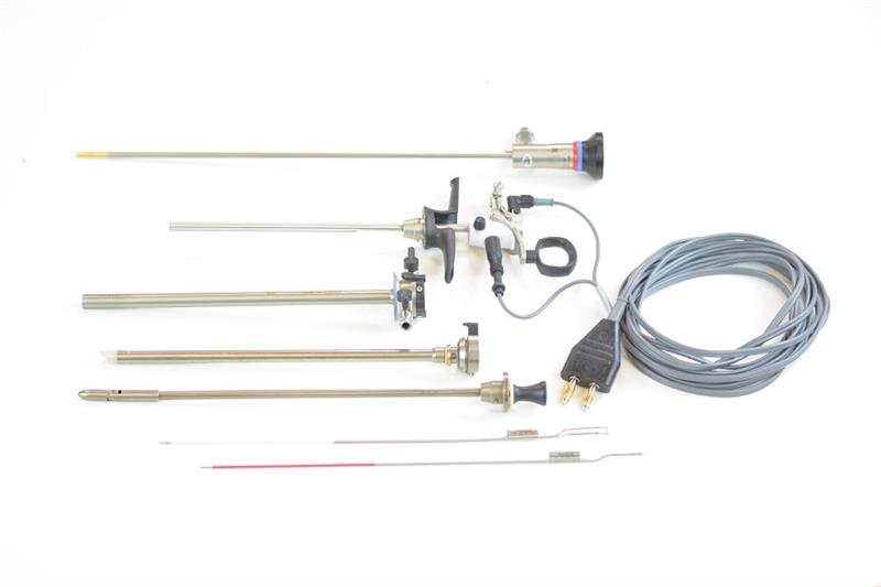 Polished Stainless Steel Resectoscope Set, for Hospital, Color : Grey