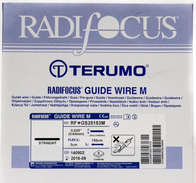 Polished Terumo Guide Wire, for Hospital, Size : Standard