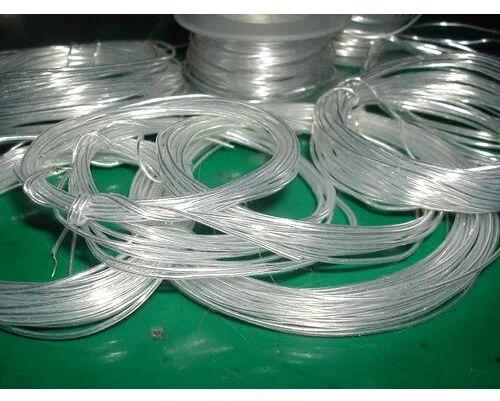 Silver Coated Electric Wire, Length : 25-30 m
