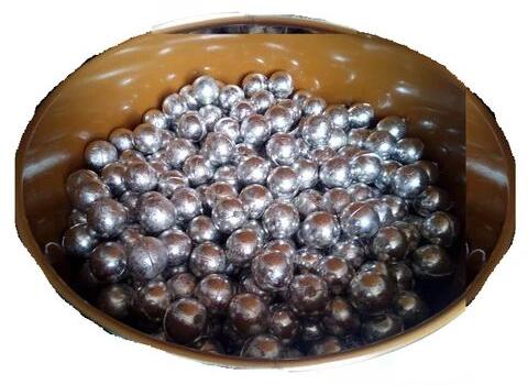 Round Cadmium Metal Balls, Color : Silver