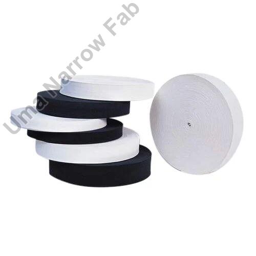 Plain Polyester Elastic Tape, for Making Garments, Size : 1 Inch