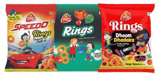 Rings snacks, Color : Green