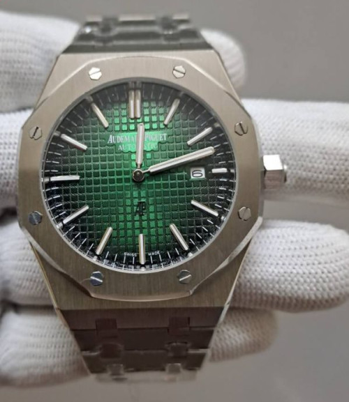 Audemars Piguet Royal Oak Jumbo Sliver Green Dial Swiss Automatic  Watch