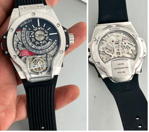 Hublot Mp-09 Tourbillon Silver Edition Swiss Automatic Watch