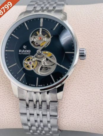 Rado Coupole Classic Open Heart Black Dial Swiss Automatic Watch