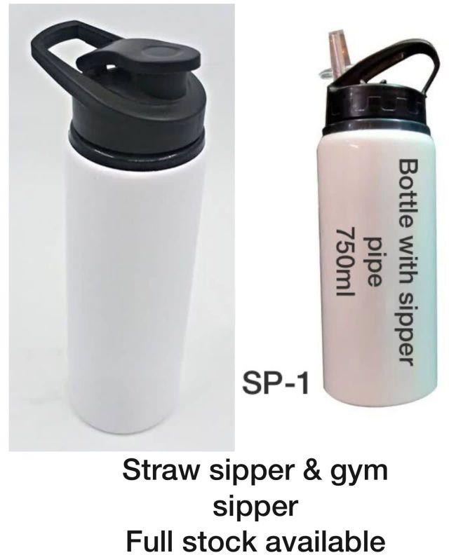 Plain Cylindrical Aluminium Sublimation Shipper Bottle, for Drinking Water, Cap Type : Round