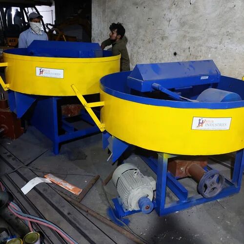 Mild Steel Manual Pan Mixer Machine, For Construction, Voltage : 440v