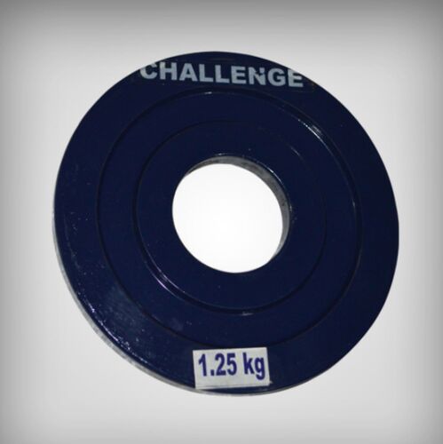 Challenge Round barbell plate, Color : Black