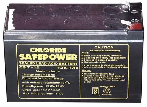 Sealed Lead Acid Battery, Capacity : 7Ah
