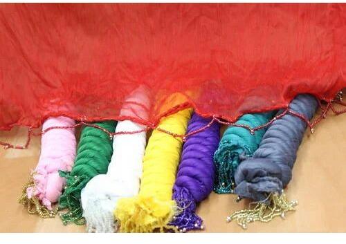 Chiffon Plain Dupatta, Size : 60x120 cm