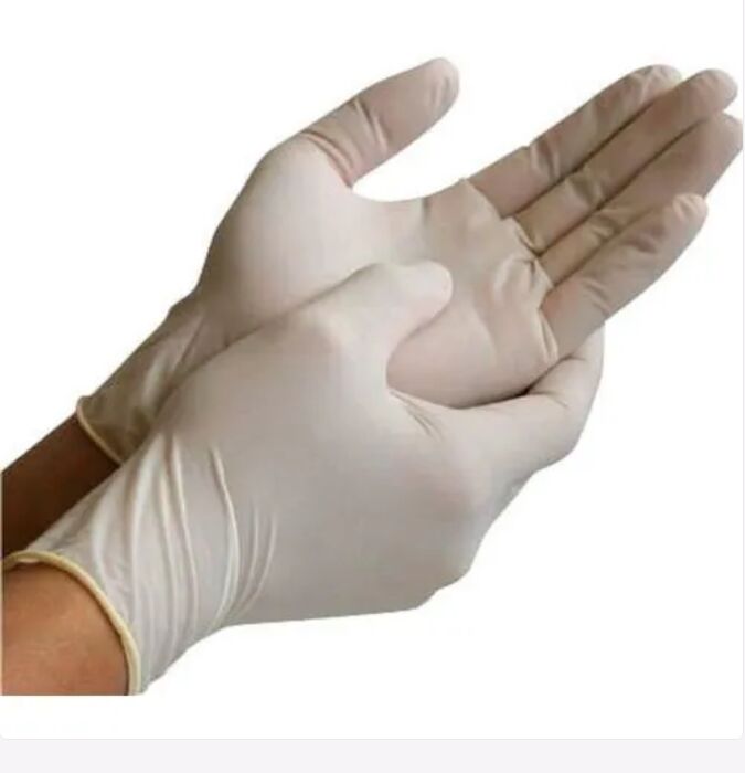White Latex Examination Gloves, for Medical Use, Length : 10-15 Inches, 15-20 Inches, 20-25 Inches