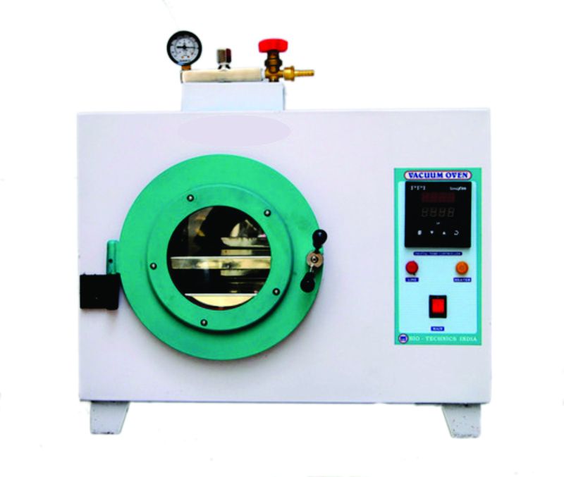 Single Phase Square Hydraulic Mild Steel VACUUM OVEN (ROUND), for Drying, Display Type : Digital