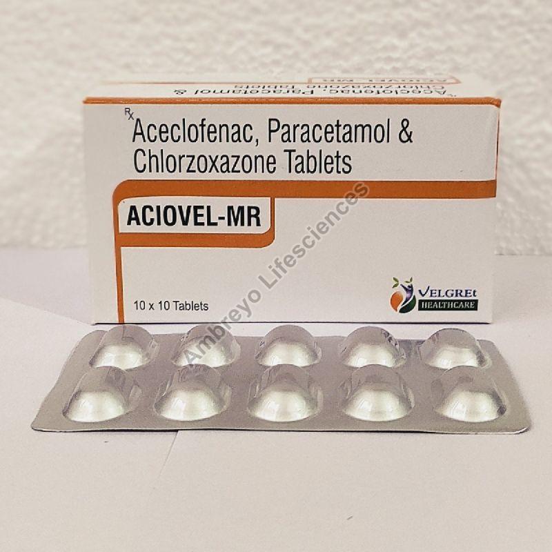 Aciovel-MR Tablets, Packaging Type : Box