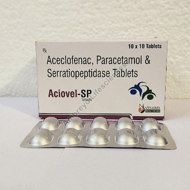 Aciovel-SP Tablets, Packaging Type : Box