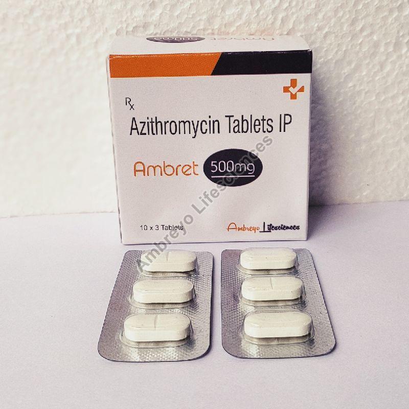 Ambret 500mg Tablets, Packaging Type : Blister