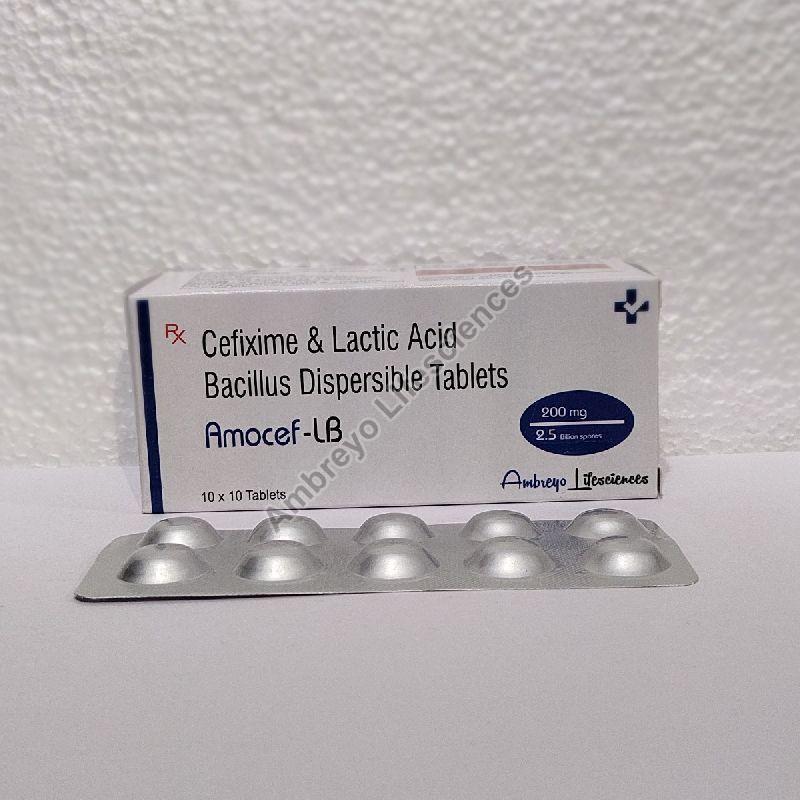 Amocef-LB Tablets, Packaging Size : 10*10 (ALU-ALU)