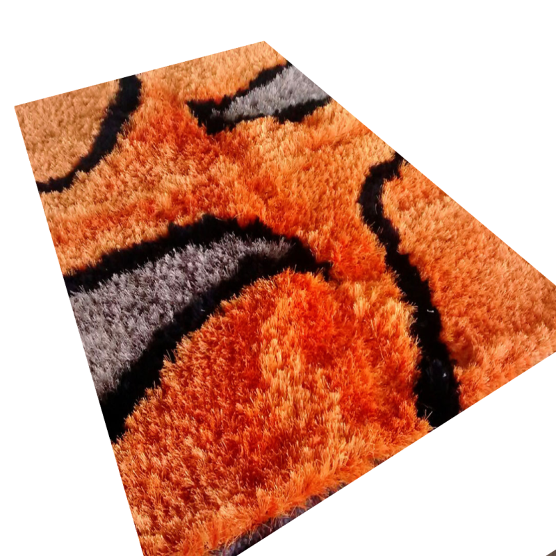 Smooth Jute 400gm shaggy carpets, for Long Life, Soft, Size 8X8 Feet