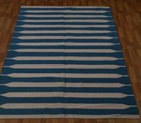 Rectangular Cotton Rug, for Office, Home, Pattern : Plain