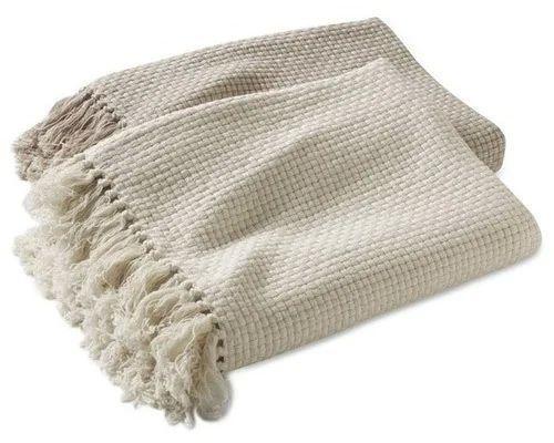 Plain Cotton Throws, Feature : Impeccable Finish, Easily Washable