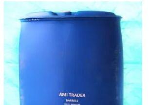 Ami Traders Blue Cylindrical HDPE Barrel