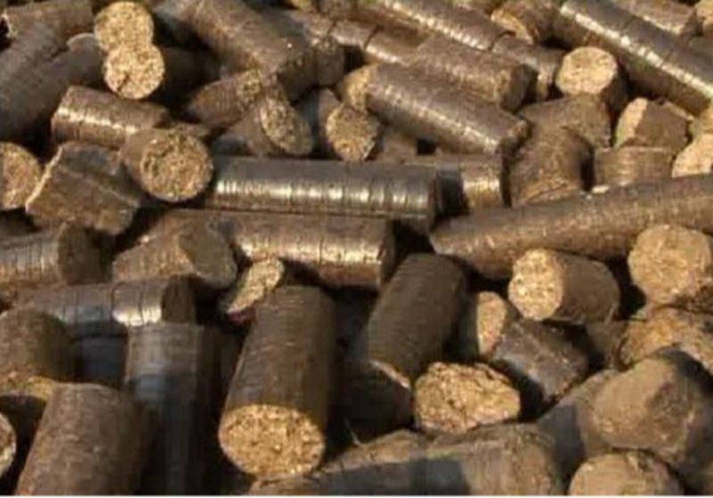 Solid Groundnut Shell Briquettes
