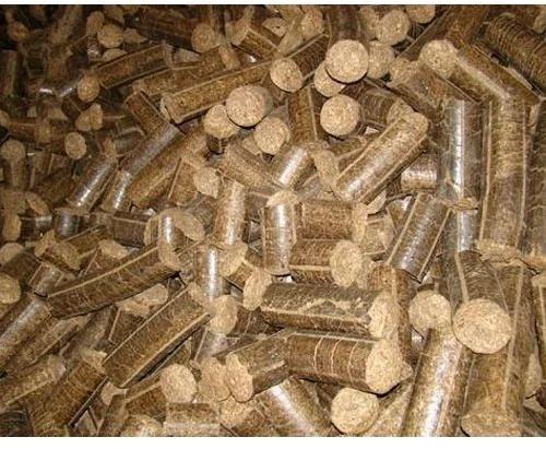 Brown Sawdust Briquettes