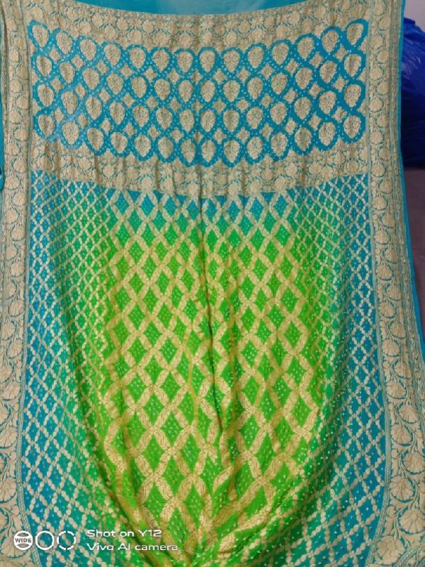 Pure chiffon silk Banarasi saree, for Dry Cleaning, Occasion : Bridal Wear, Festival Wear, Party Wear
