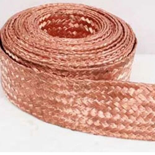 Copper Braided Strips, Packaging Type : Roll